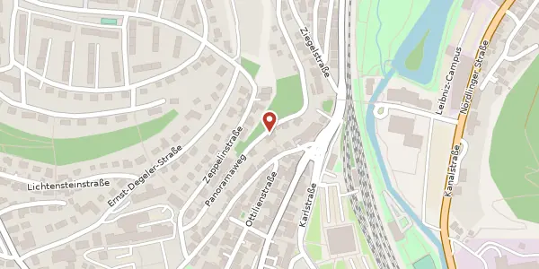 Karte der Umgebung von Panoramaweg 18, 89518 Heidenheim