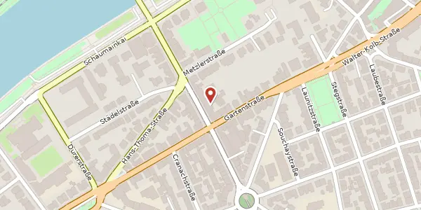 Karte der Umgebung von Schweizer Str. 25, 60594 Frankfurt