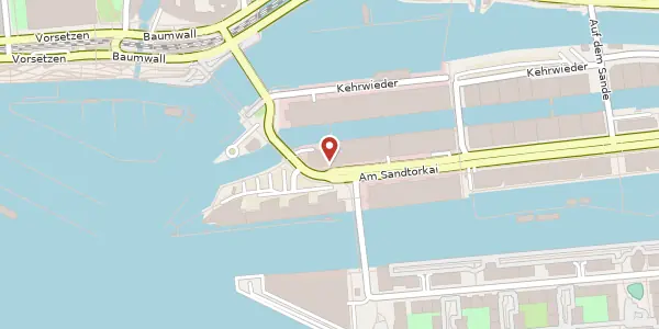 Karte der Umgebung von Am Sandtorkai 41, 20457 Hamburg