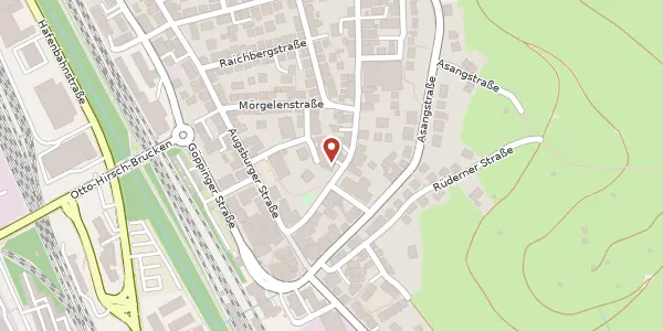 Karte der Umgebung von Uhlbacher Straße 9, 70329 Stuttgart
