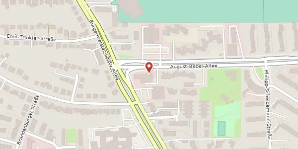 Karte der Umgebung von August-Bebel-Allee 1, 28329 Bremen