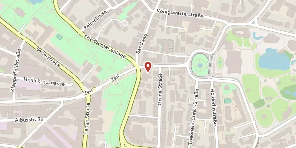 Karte der Umgebung von Pfingstweidstr. 2, 60316 Frankfurt