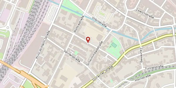 Karte der Umgebung von Bismarckstraße 24, 76646 Bruchsal