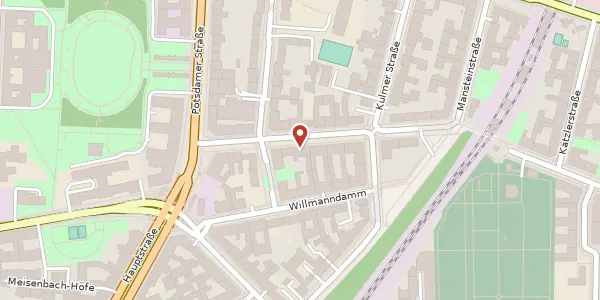 Karte der Umgebung von Großgörschenstraße 5, 10827 Berlin