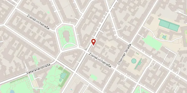 Karte der Umgebung von Kastanienallee 61, 10119 Berlin
