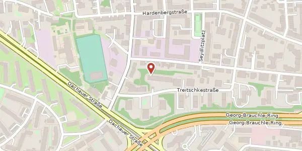 Karte der Umgebung von Treitschkestr. 7, 80992 München