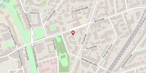 Karte der Umgebung von Bohlweg 24, 48147 Münster