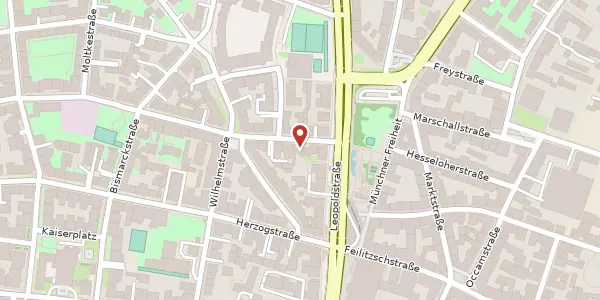 Karte der Umgebung von Clemensstr. 3, 80803 München