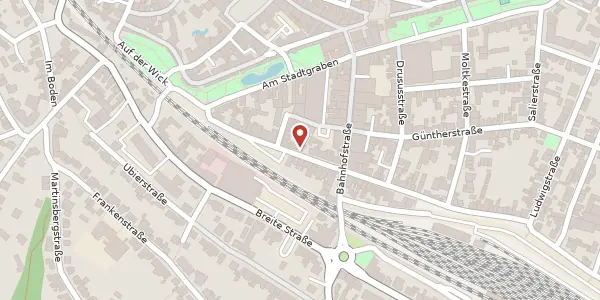 Karte der Umgebung von Friedrichstraße 14, 56626 Andernach