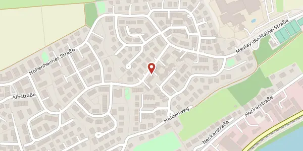 Karte der Umgebung von Leonberger Straße 21, 71686 Remseck