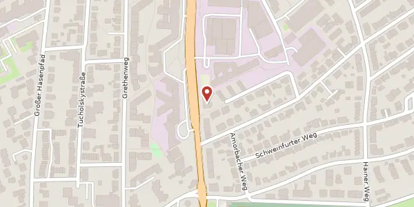 Karte der Umgebung von Darmstädter Landstr. 199, 60598 Frankfurt