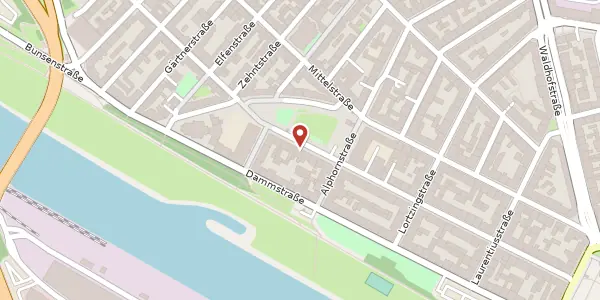 Karte der Umgebung von Langstraße 47, 68169 Mannheim