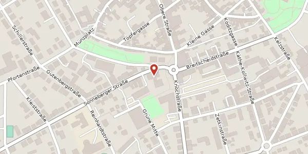Karte der Umgebung von Sonneberger Straße 1, 07318 Saalfeld