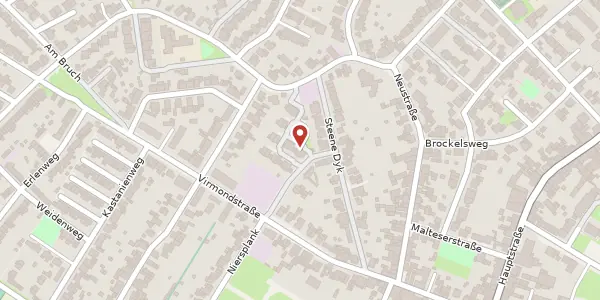 Karte der Umgebung von Josef-Brooren-Str. 4, 47877 Willich
