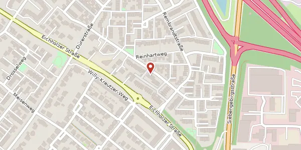 Karte der Umgebung von Cranachstr. 23, 50389 Wesseling