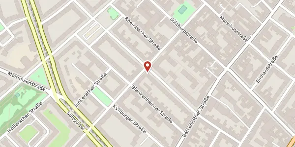 Karte der Umgebung von Gerolsteiner Str. 81, 50937 Köln