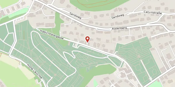 Karte der Umgebung von Habichtstalgasse 14, 35037 Marburg