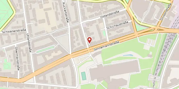 Karte der Umgebung von Sonnemannstr. 53, 60314 Frankfurt