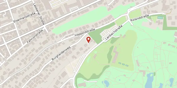 Karte der Umgebung von Lenbachstraße 129, 70192 Stuttgart