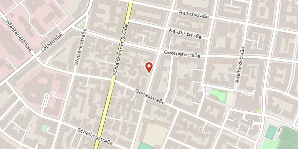 Karte der Umgebung von Zentnerstr. 17, 80798 München