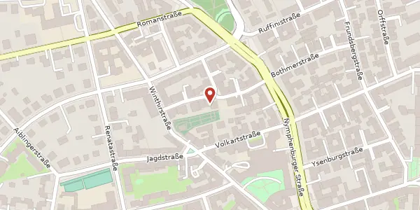 Karte der Umgebung von Aldringenstr. 7, 80639 München