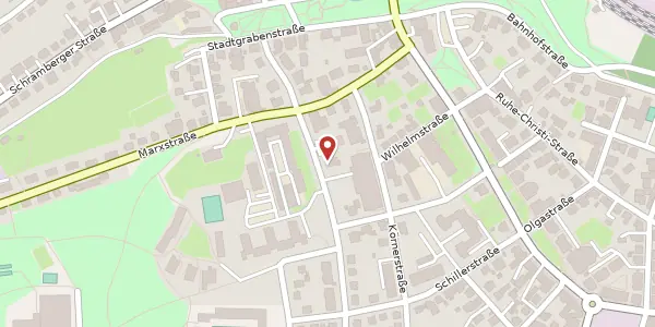 Karte der Umgebung von Kaiserstraße 17, 78628 Rottweil