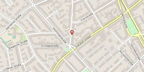 Karte der Umgebung von Krieler Straße 86, 50935 Köln