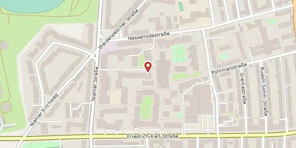 Karte der Umgebung von Niehler Str. 332, 50735 Köln