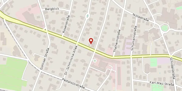 Karte der Umgebung von Meißner Straße 128, 01445 Radebeul