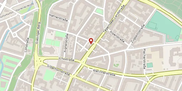 Karte der Umgebung von Tegernseer Landstr. 48, 81541 München