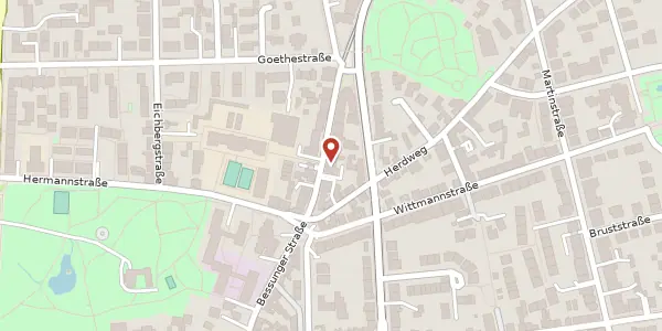 Karte der Umgebung von Karlstr. 110, 64285 Darmstadt