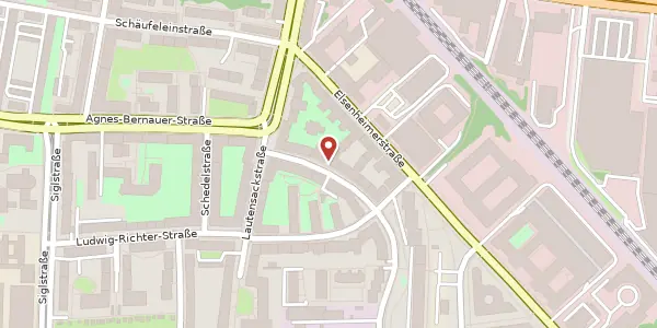 Karte der Umgebung von Straubingerstr. 5, 80687 München