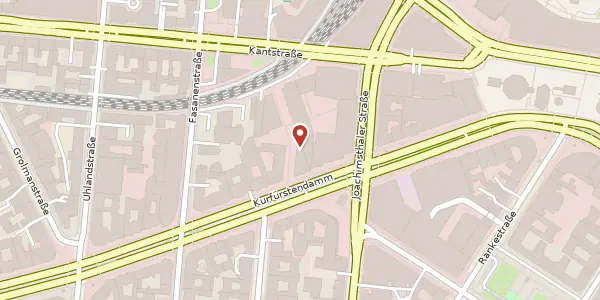 Karte der Umgebung von Kurfürstendamm 21, 10719 Berlin