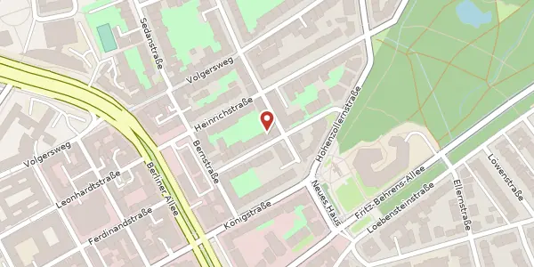 Karte der Umgebung von Uhlemeyerstraße 13, 30175 Hannover