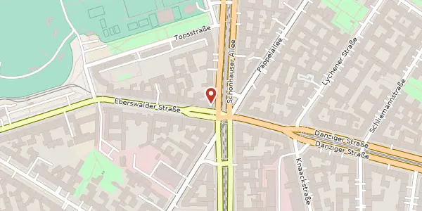 Karte der Umgebung von Schönhauser Allee 144, 10435 Berlin