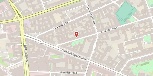 Karte der Umgebung von Auguststraße 85, 10117 Berlin