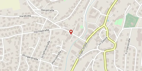 Karte der Umgebung von Steigstraße 3, 78078 Niedereschach