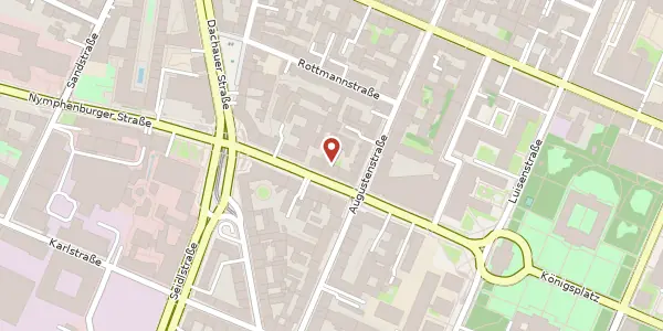 Karte der Umgebung von Brienner Str. 46, 80333 München