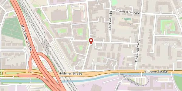 Karte der Umgebung von Telleringstr. 16a, 40597 Düsseldorf