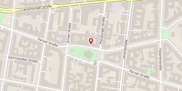 Karte der Umgebung von Ludwigkirchplatz 2, 10719 Berlin