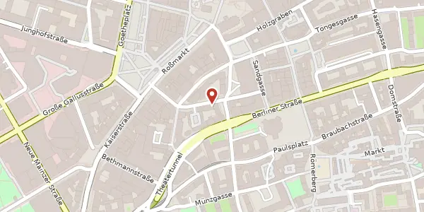 Karte der Umgebung von Weißadlergasse 3, 60311 Frankfurt