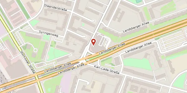 Karte der Umgebung von Oderbruchstraße 10, 10369 Berlin