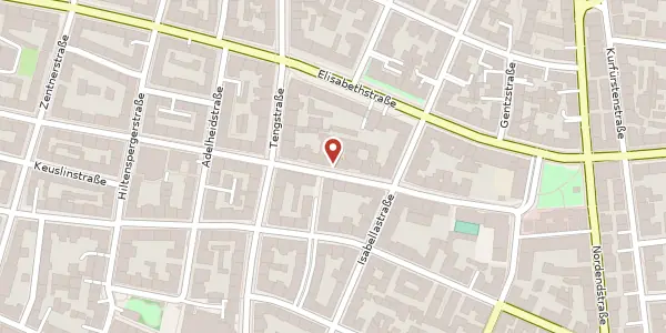Karte der Umgebung von Agnesstr. 16, 80798 München