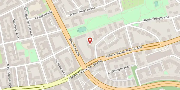 Karte der Umgebung von Tauroggenstr. 9, 90491 Nürnberg