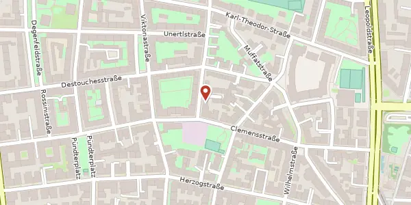 Karte der Umgebung von Moltkestr. 2, 80803 München