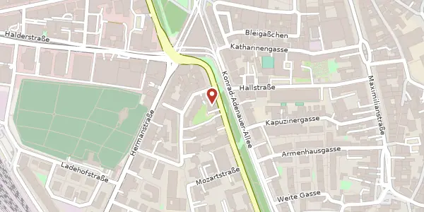 Karte der Umgebung von Schießgrabenstr. 6, 86150 Augsburg