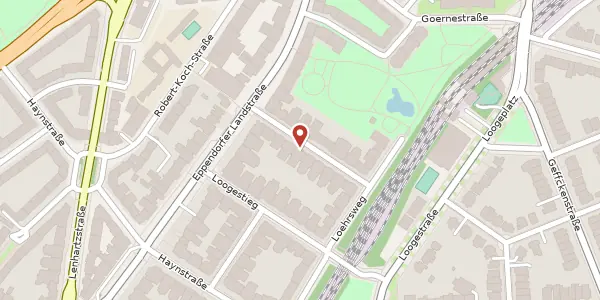 Karte der Umgebung von Woldsenweg 8, 20249 Hamburg