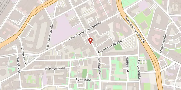 Karte der Umgebung von Hans-Poeche-Straße 5, 04103 Leipzig