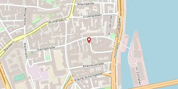 Karte der Umgebung von Holzgasse 4-6, 50676 Köln