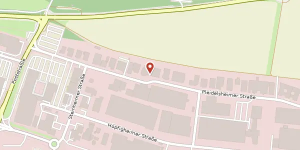 Karte der Umgebung von Pleidelsheimer Straße 21 - 23, 74321 Bietigheim-Bissingen